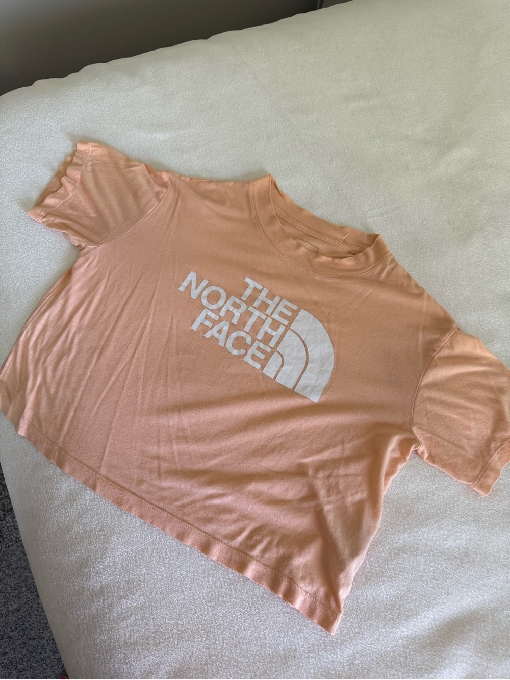 The North Face Women's Cropped Logo Tee - Peachy Coral